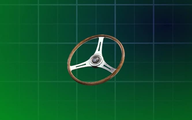 Vintage Steering Wheel
